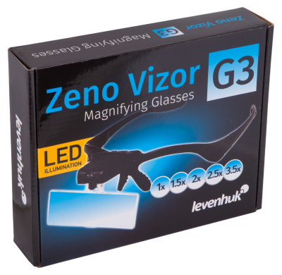 Лупа-очки Levenhuk Zeno Vizor G3 в интернет-магазине Левенгук от производителя.