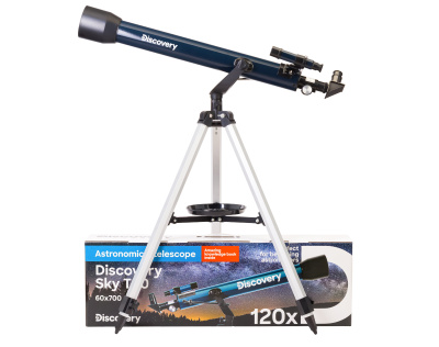  (RU) Телескоп Levenhuk Discovery Sky T60 с книгой в интернет-магазине Левенгук от производителя.