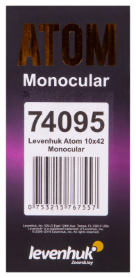  Монокуляр Levenhuk Atom 10x42 в интернет-магазине Левенгук от производителя.