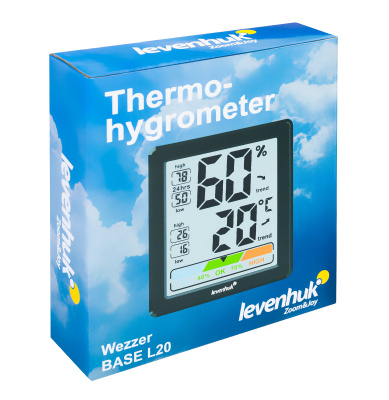  Термогигрометр Levenhuk Wezzer BASE L20 в интернет-магазине Левенгук от производителя.