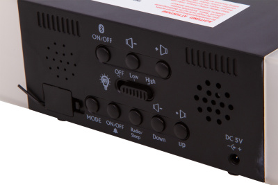 Радио с будильником и термометром Bresser MyTime Sunrise Bluetooth, черное в интернет-магазине Левенгук от производителя.