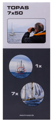  Бинокль Bresser Topas 7x50 WP в интернет-магазине Левенгук от производителя.