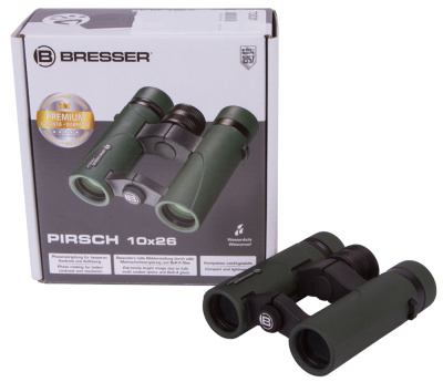  Бинокль Bresser Pirsch 10x26 в интернет-магазине Левенгук от производителя.