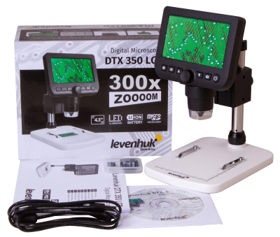  Микроскоп цифровой Levenhuk DTX 350 LCD в интернет-магазине Левенгук от производителя.