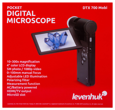  Микроскоп цифровой Levenhuk DTX 700 Mobi в интернет-магазине Левенгук от производителя.