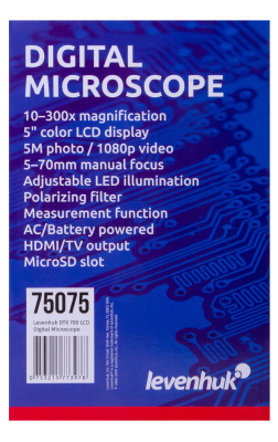  Микроскоп цифровой Levenhuk DTX 700 LCD в интернет-магазине Левенгук от производителя.