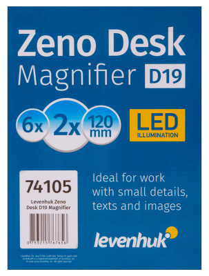  Лупа настольная Levenhuk Zeno Desk D19 в интернет-магазине Левенгук от производителя.