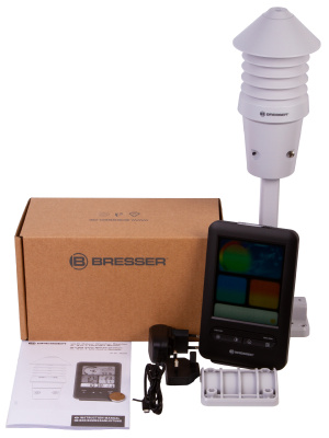  Метеостанция Bresser «4 в 1» Wi-Fi с UV-датчиком и цветным дисплеем в интернет-магазине Левенгук от производителя.