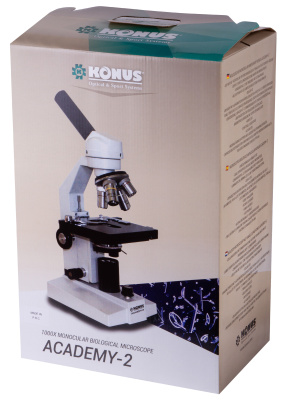  Микроскоп Konus Academy-2 1000x в интернет-магазине Левенгук от производителя.