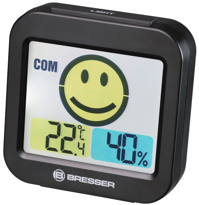  Метеостанция Bresser MyTime Smile, черная в интернет-магазине Левенгук от производителя.