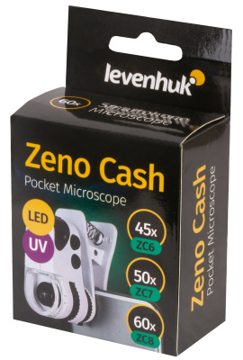  Микроскоп карманный для проверки денег Levenhuk Zeno Cash ZC7 в интернет-магазине Левенгук от производителя.