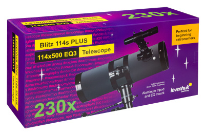  Телескоп Levenhuk Blitz 114s PLUS в интернет-магазине Левенгук от производителя.