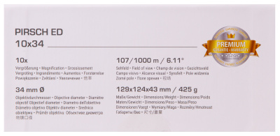  Бинокль Bresser Pirsch ED 10x34 в интернет-магазине Левенгук от производителя.