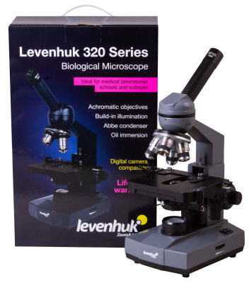  Микроскоп Levenhuk 320 BASE, монокулярный в интернет-магазине Левенгук от производителя.