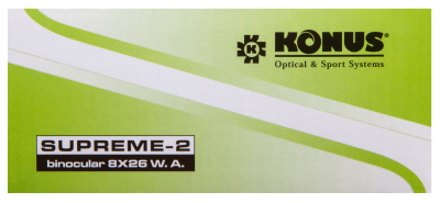  Бинокль Konus Supreme-2 8x26 WA в интернет-магазине Левенгук от производителя.