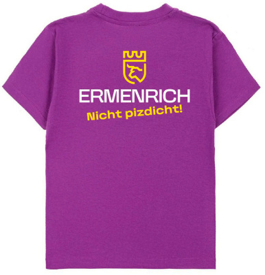  Фирменная футболка Ermenrich «Nicht pizdicht!», фиолетовая в интернет-магазине Левенгук от производителя.