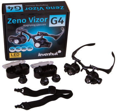  Лупа-очки Levenhuk Zeno Vizor G4 в интернет-магазине Левенгук от производителя.
