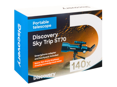  (RU) Телескоп Levenhuk Discovery Sky Trip ST70 с книгой в интернет-магазине Левенгук от производителя.