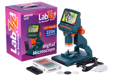 Микроскоп цифровой Levenhuk LabZZ DM200 LCD в интернет-магазине Левенгук от производителя.