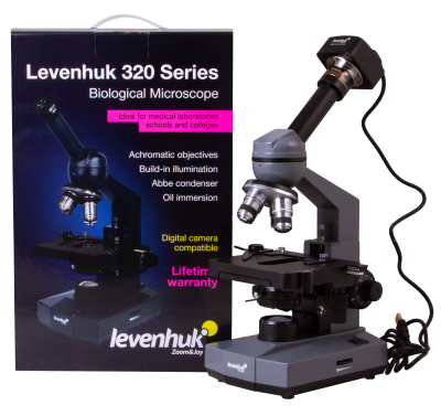  Микроскоп цифровой Levenhuk D320L PLUS, 3,1 Мпикс, монокулярный в интернет-магазине Левенгук от производителя.