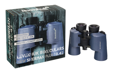  Бинокль Levenhuk New Sherman PLUS 10x42 в интернет-магазине Левенгук от производителя.