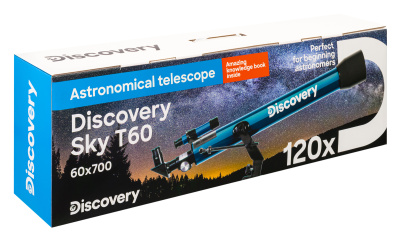  (RU) Телескоп Levenhuk Discovery Sky T60 с книгой в интернет-магазине Левенгук от производителя.
