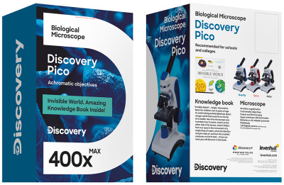  (RU) Микроскоп цифровой Levenhuk Discovery Pico Polar с книгой в интернет-магазине Левенгук от производителя.