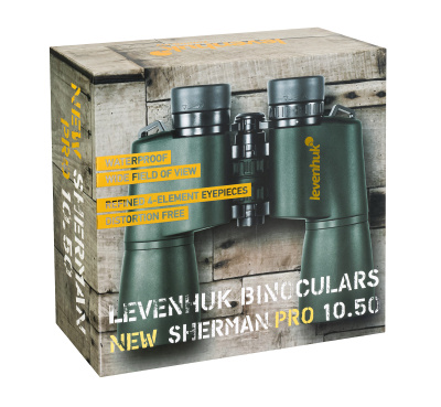  Бинокль Levenhuk New Sherman PRO 10x50 в интернет-магазине Левенгук от производителя.