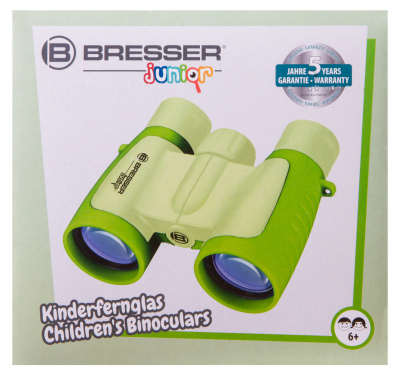  Бинокль детский Bresser Junior 3x30, зеленый в интернет-магазине Левенгук от производителя.