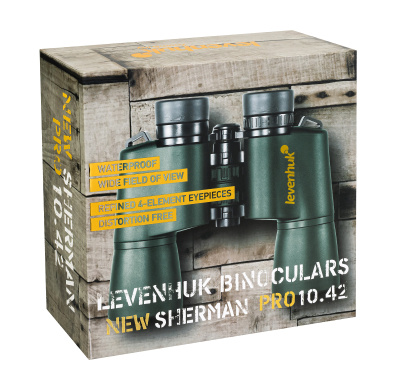  Бинокль Levenhuk New Sherman PRO 10x42 в интернет-магазине Левенгук от производителя.