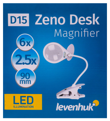  Лупа настольная Levenhuk Zeno Desk D15 в интернет-магазине Левенгук от производителя.