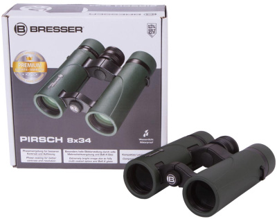  Бинокль Bresser Pirsch 8x34 в интернет-магазине Левенгук от производителя.
