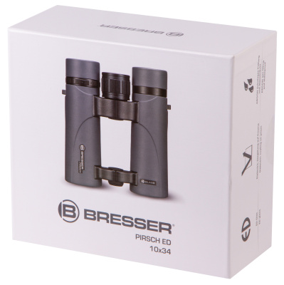  Бинокль Bresser Pirsch ED 10x34 в интернет-магазине Левенгук от производителя.