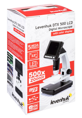  Микроскоп цифровой Levenhuk DTX 500 LCD в интернет-магазине Левенгук от производителя.