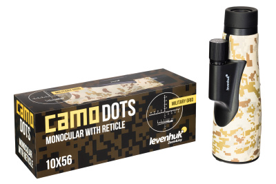  Монокуляр камуфляжный Levenhuk Camo Pine 10x56 с сеткой в интернет-магазине Левенгук от производителя.