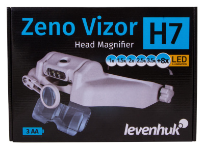  Лупа налобная Levenhuk Zeno Vizor H7 в интернет-магазине Левенгук от производителя.