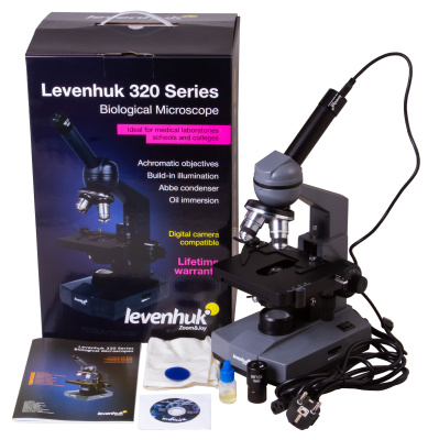  Микроскоп цифровой Levenhuk D320L BASE, 3 Мпикс, монокулярный в интернет-магазине Левенгук от производителя.