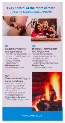  Метеостанция Bresser MyTime Smile, черная в интернет-магазине Левенгук от производителя.