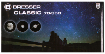  Телескоп Bresser Classic 70/350 AZ в интернет-магазине Левенгук от производителя.