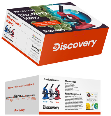  (RU) Микроскоп цифровой Levenhuk Discovery Nano Polar с книгой в интернет-магазине Левенгук от производителя.