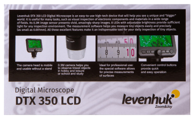  Микроскоп цифровой Levenhuk DTX 350 LCD в интернет-магазине Левенгук от производителя.