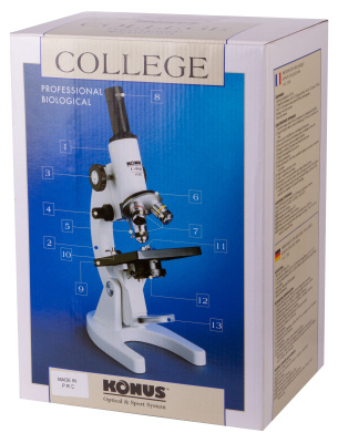  Микроскоп Konus College 600x в интернет-магазине Левенгук от производителя.