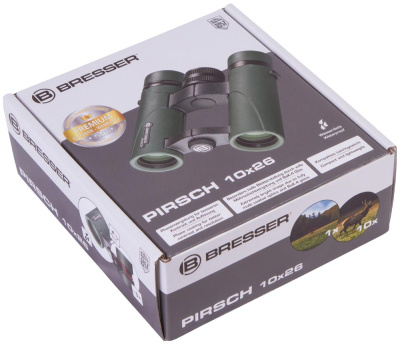  Бинокль Bresser Pirsch 10x26 в интернет-магазине Левенгук от производителя.