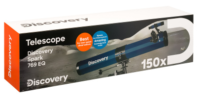  (RU) Телескоп Levenhuk Discovery Spark 769 EQ с книгой в интернет-магазине Левенгук от производителя.