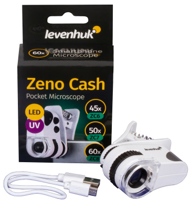  Микроскоп карманный для проверки денег Levenhuk Zeno Cash ZC7 в интернет-магазине Левенгук от производителя.