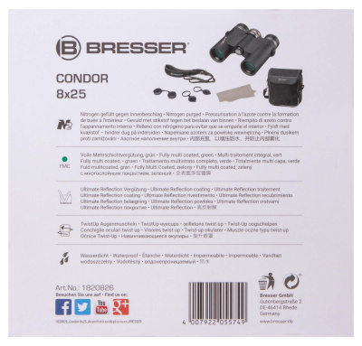  Бинокль Bresser Condor UR 8x25 в интернет-магазине Левенгук от производителя.