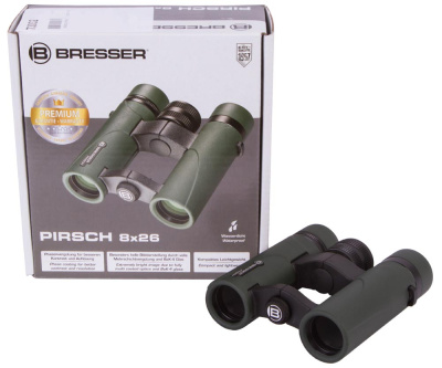  Бинокль Bresser Pirsch 8x26 в интернет-магазине Левенгук от производителя.