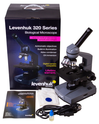  Микроскоп Levenhuk 320 BASE, монокулярный в интернет-магазине Левенгук от производителя.