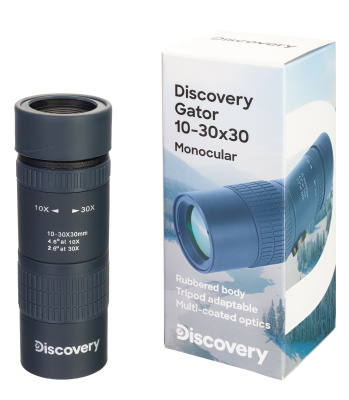  Монокуляр Levenhuk Discovery Gator 10–30х30 в интернет-магазине Левенгук от производителя.