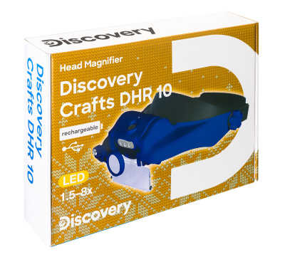  Лупа налобная с аккумулятором Levenhuk Discovery Crafts DHR 10 в интернет-магазине Левенгук от производителя.